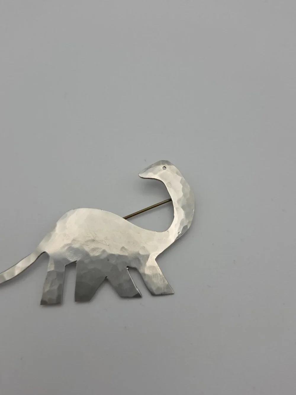Sterling Silver Dinosaur Pin – Museum Souvenir - Picture 2 of 4